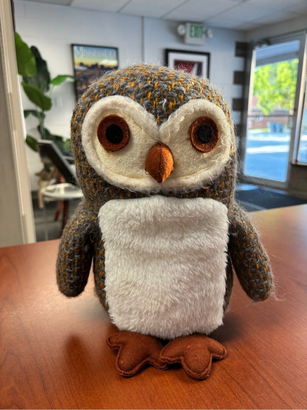 Rare 1960s Brendatoys Stuffed Owl Made in England
